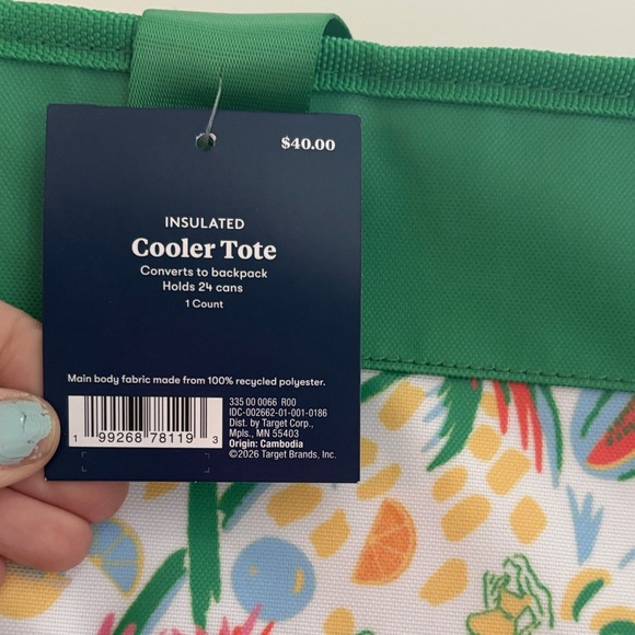 Roller Rabbit x Target cooler tote - Picture 4 of 5